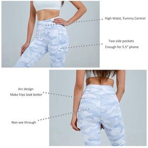 Large camo leggings with pockets!!